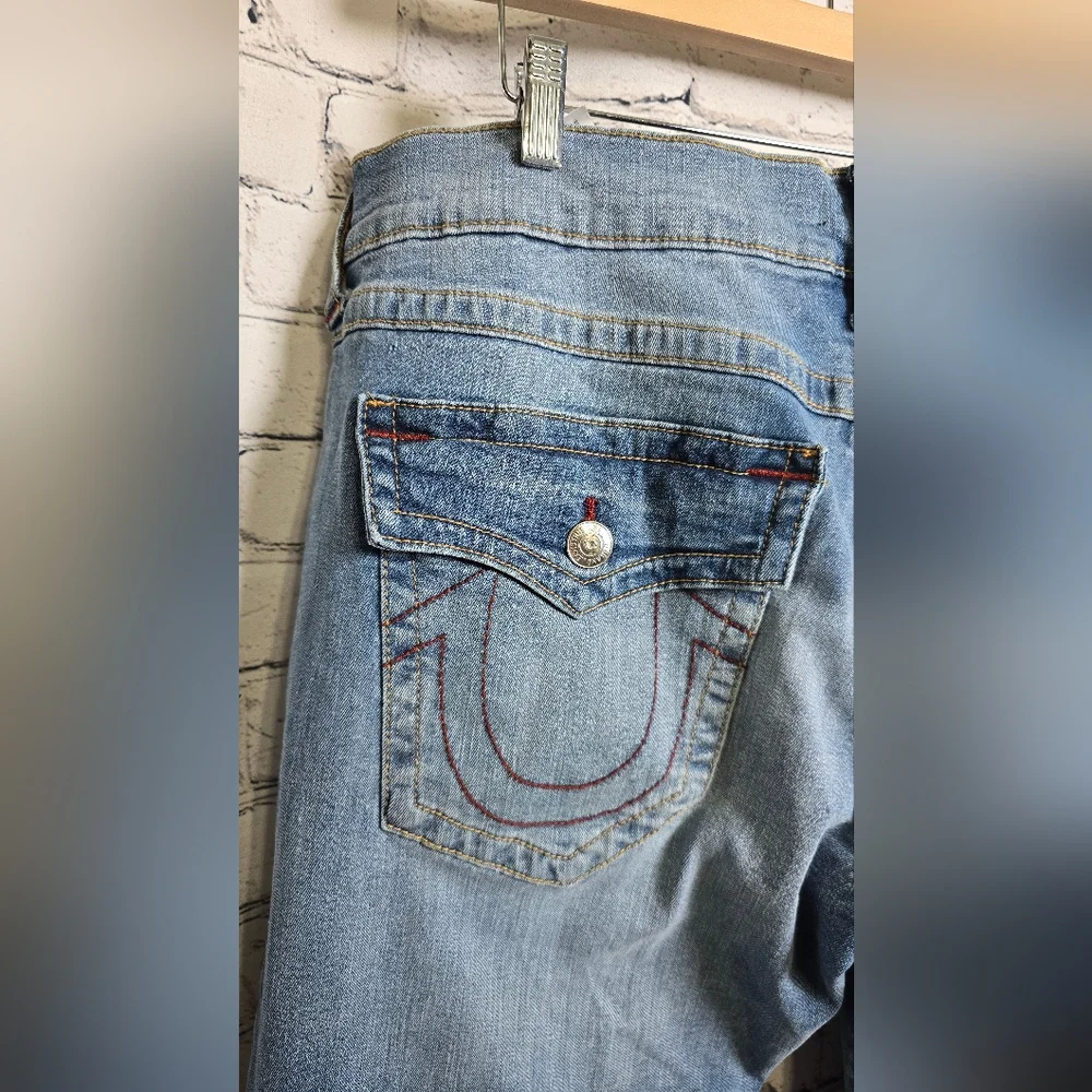 True Religion Men's Ricky Relaxed Straight‎ Jeans Size 36